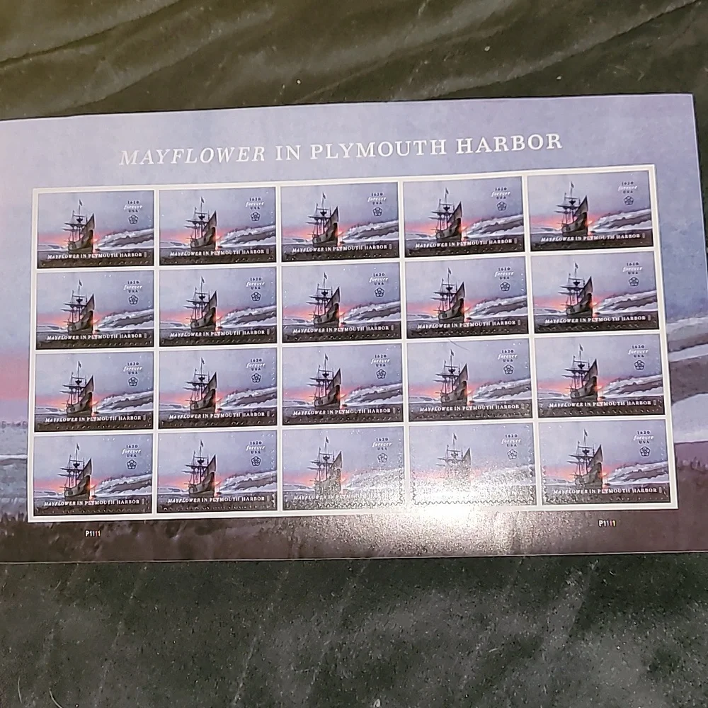 100 Mayflower In Plymouth Harbor Forever Postage Stamps USPS Wedding Invite 2020